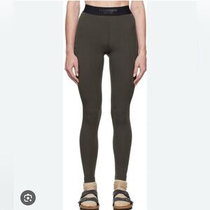 Fear of God Essentials Green leggings